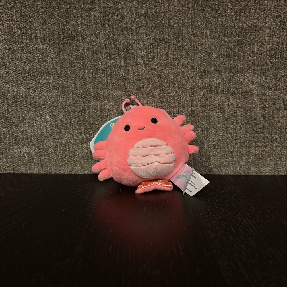 Simone Shrimp Squishmallow Clip